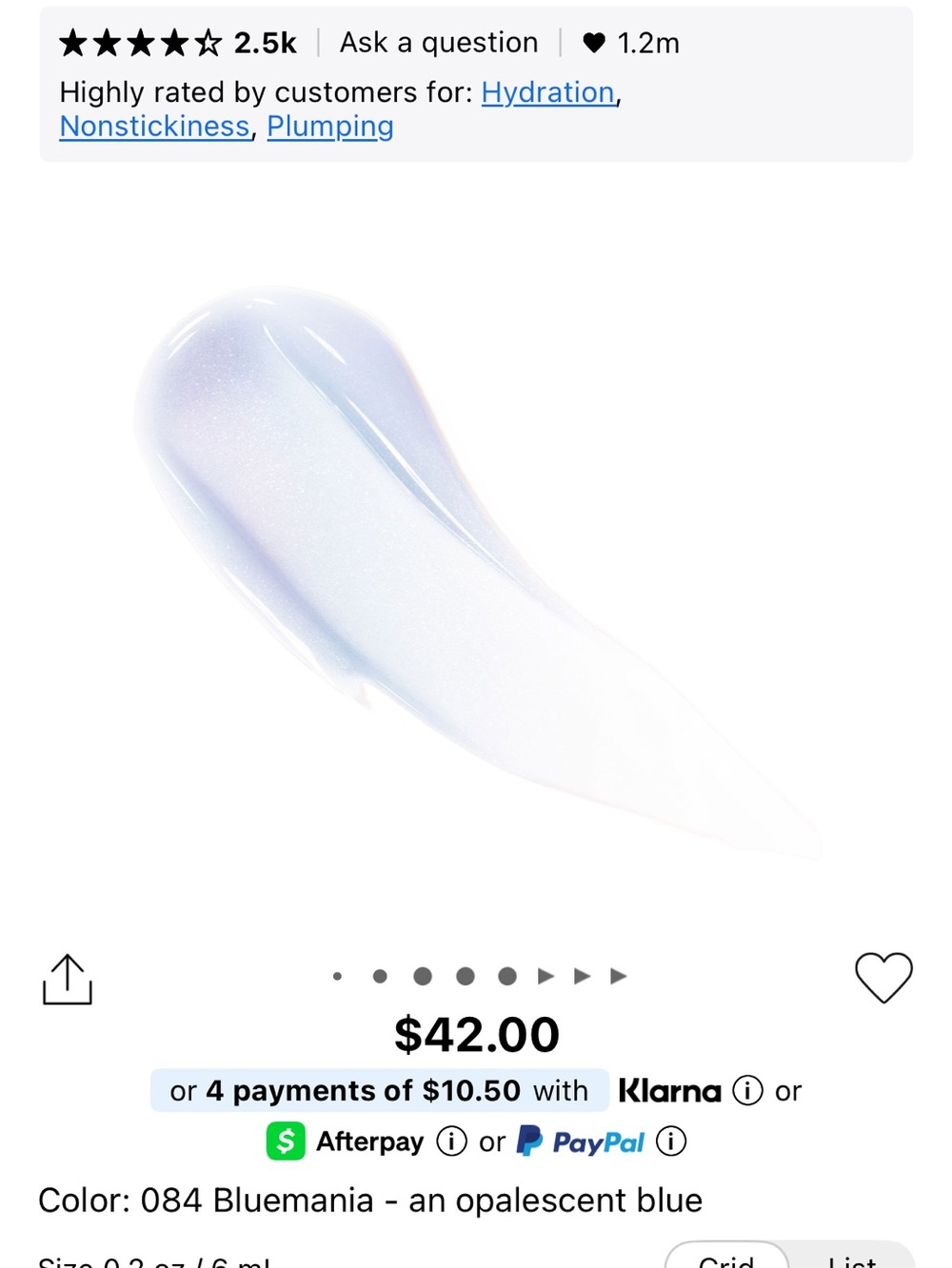 Dior Lip Glow Gloss — blue mania - Picture 2 of 4